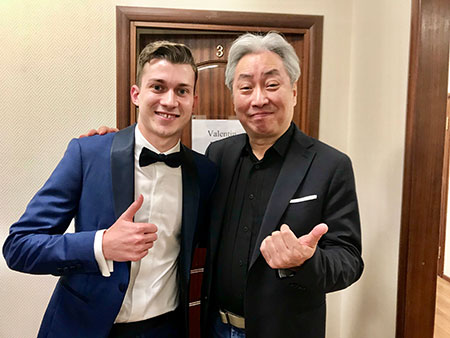 ティボー・ガルシアと福田進一氏 イメージ